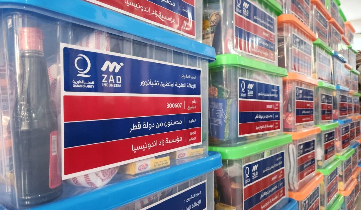 Qatar Charity Provides Relief Aid to Earthquake Affected People in Indonesia